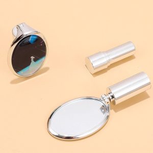 3.5g Round Lipstick Tube With Mirror And 3D Printed Logo