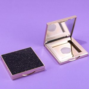 Starry Sky Square Single Color Eyeshadow Compact With Flip-Top and Lens
