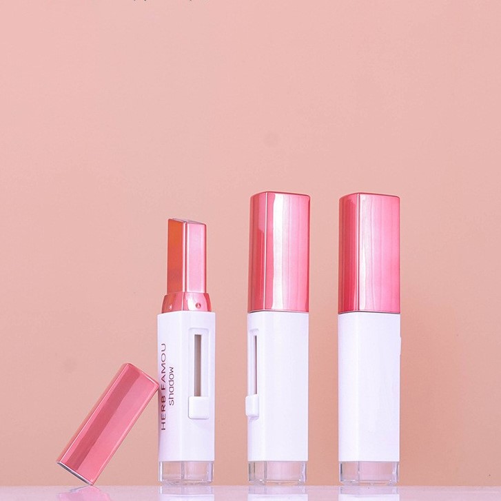 Korean Gradient Dual-Color Push-Pull Lipstick Eyeshadow Stick