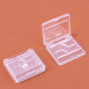 Square Eyeshadow Palette With Five Compartments And Brush Slots