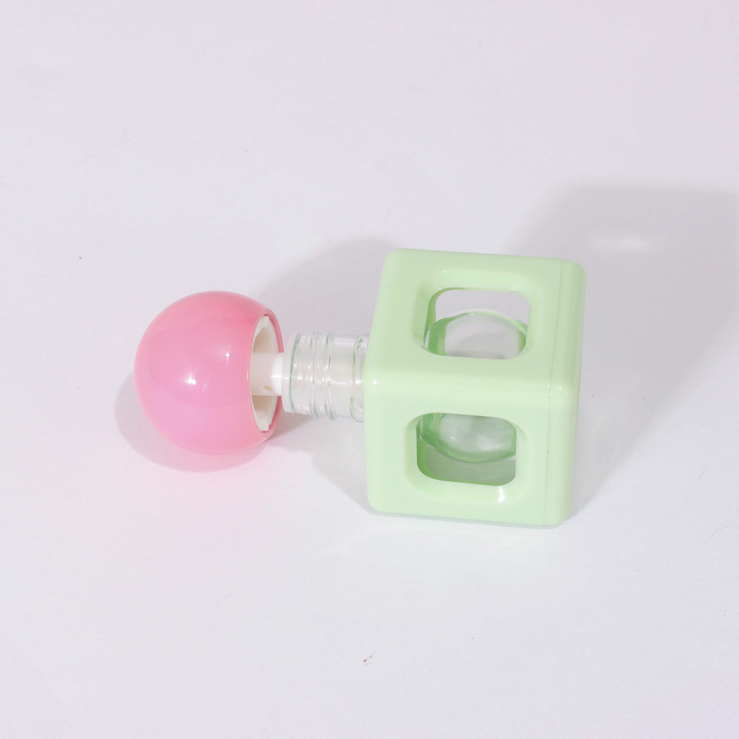 5ml Spherical Cap Perforated Square Bottle Lip Gloss Tube - Image 4