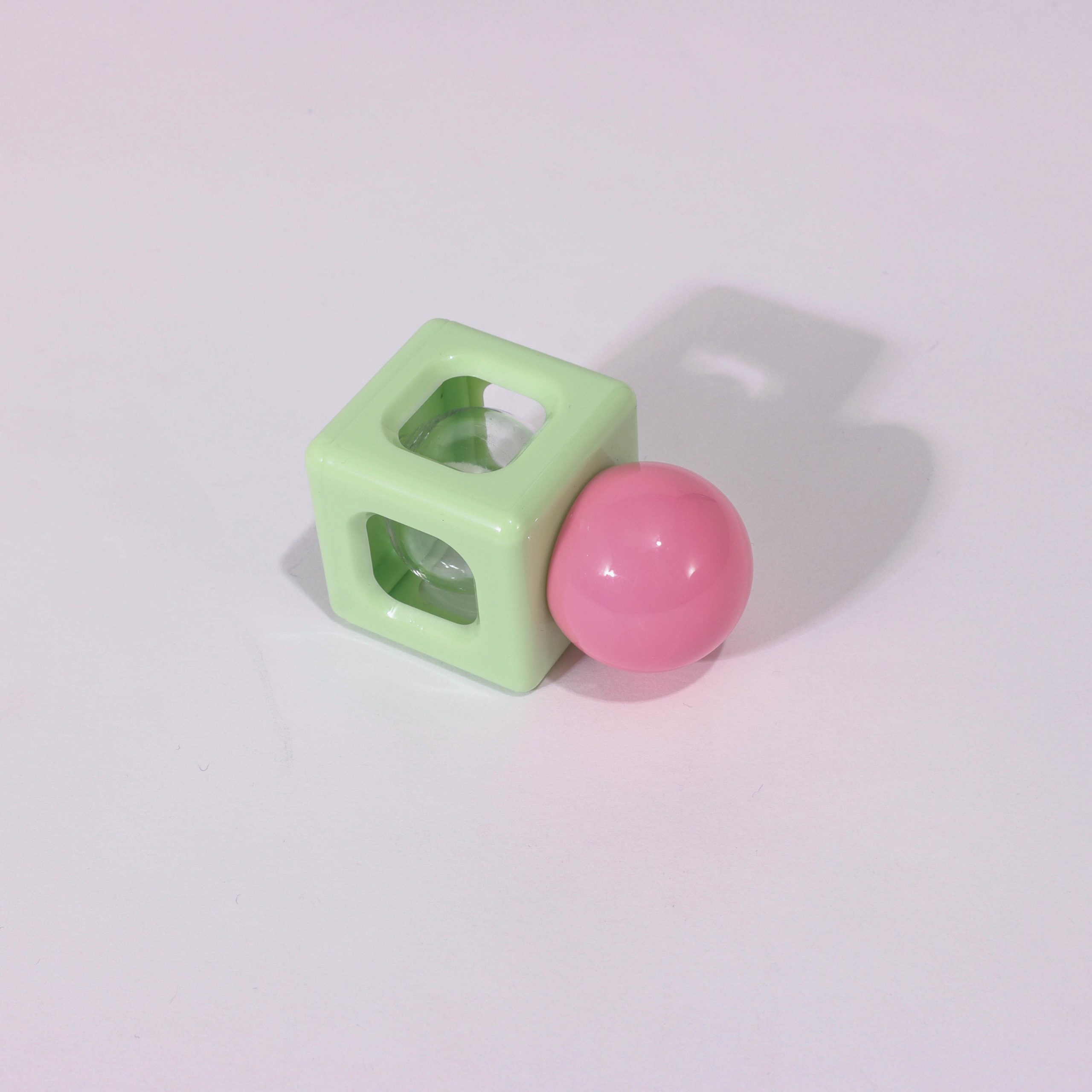 5ml Spherical Cap Perforated Square Bottle Lip Gloss Tube - Image 5