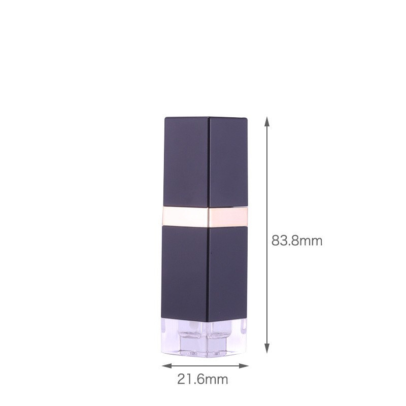 6.5g AS Black Gold Square Minimalist Lip Gloss (Empty Tube) - Image 5