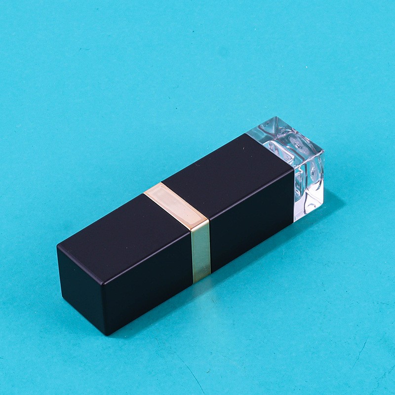 6.5g AS Black Gold Square Minimalist Lip Gloss (Empty Tube) - Image 4