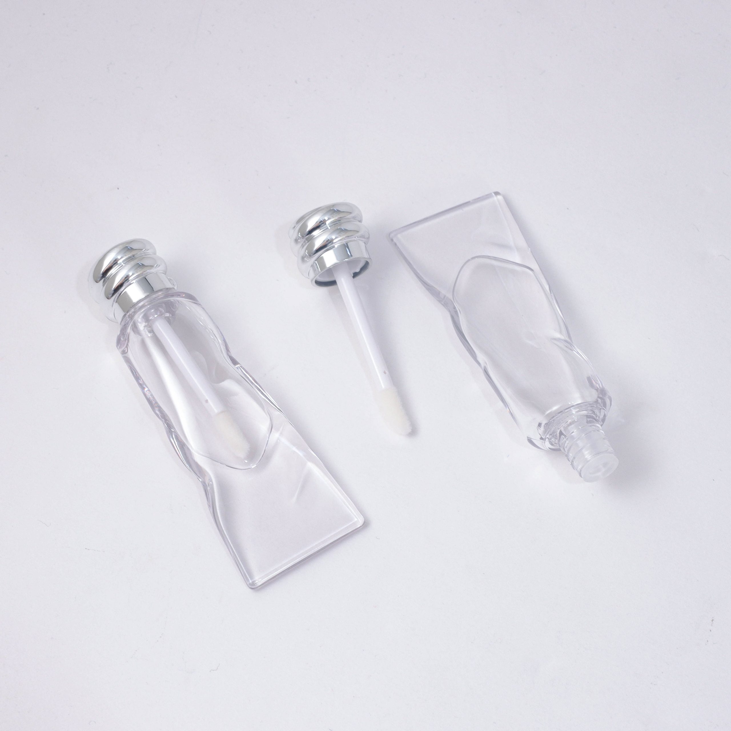 5ml Irregularly Shaped Toothpaste-like Transparent Ice Cube Lip Gloss Tube - Image 3