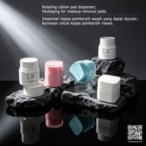50g Rotating Square Makeup Remover Balm Packaging